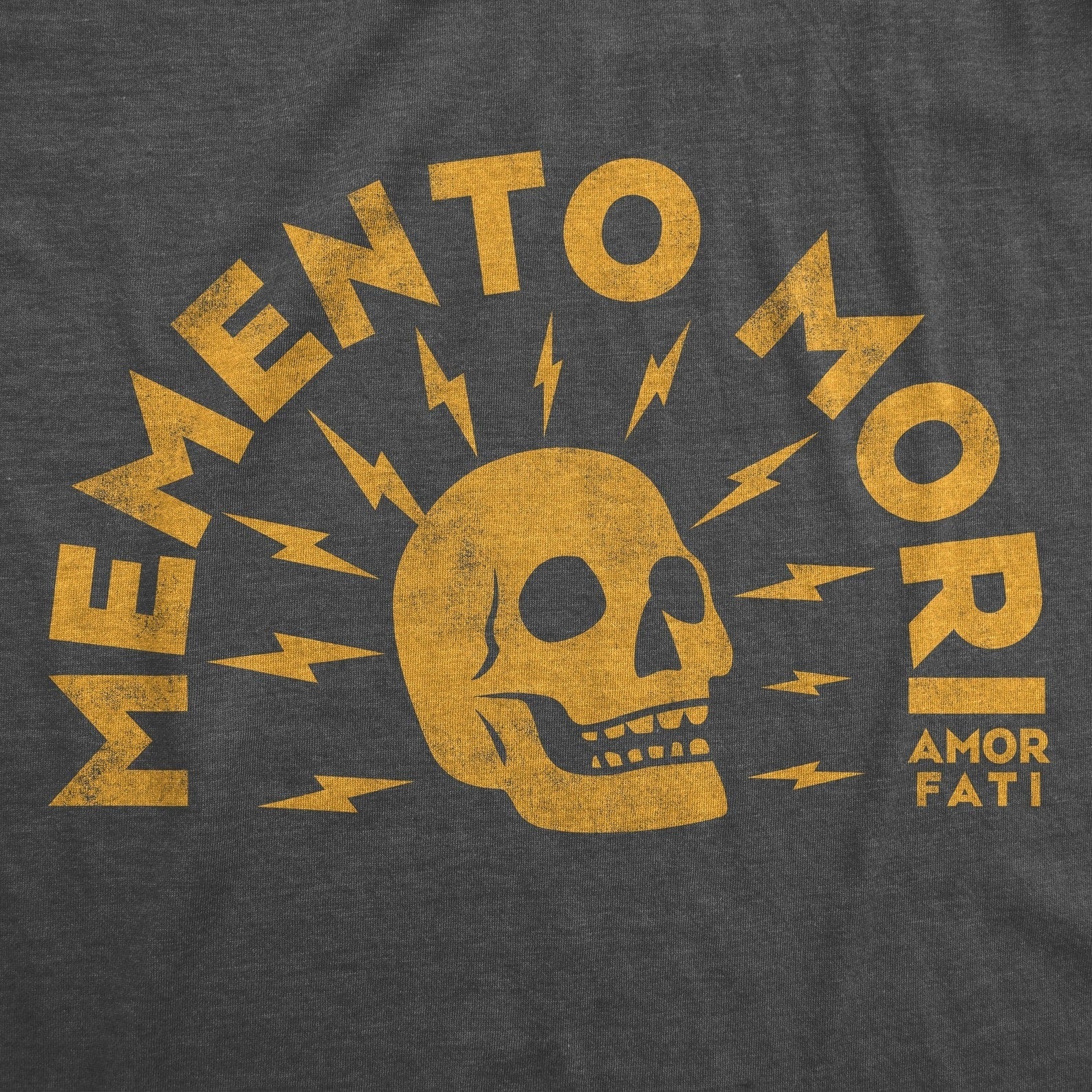 Memento Mori | Gold Skull Graphic | Unisex T-shirt - My Store