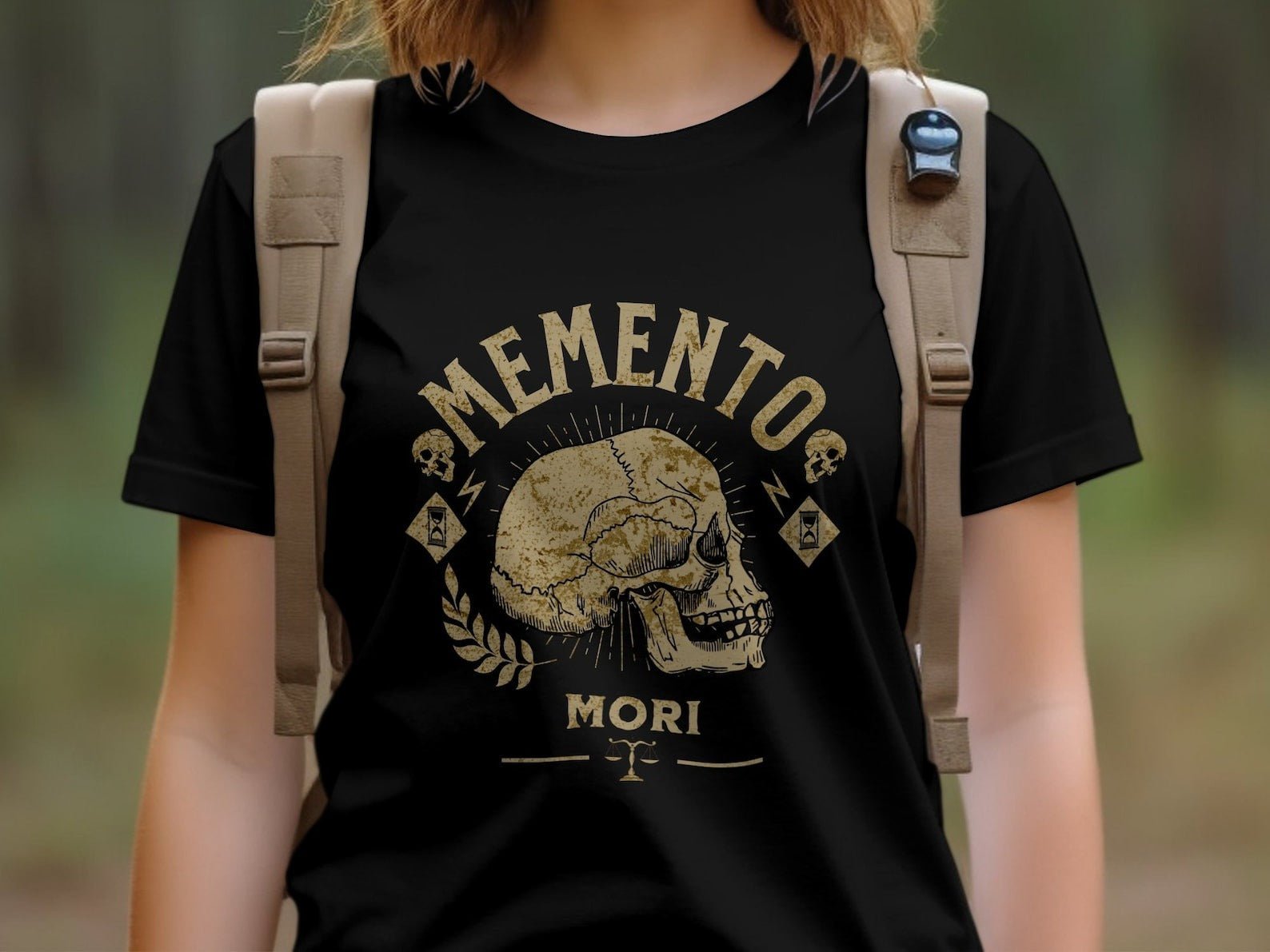 Memento Mori T-Shirt - Symbolic Reflections of Life's Transience - My Store